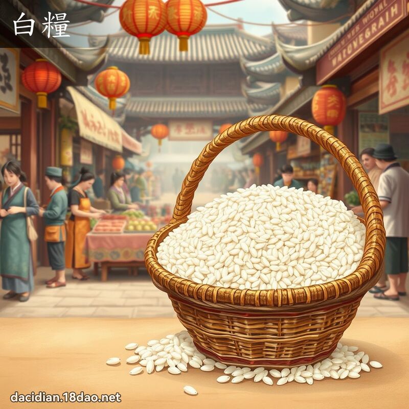 白粮 - 国语大辞典配图