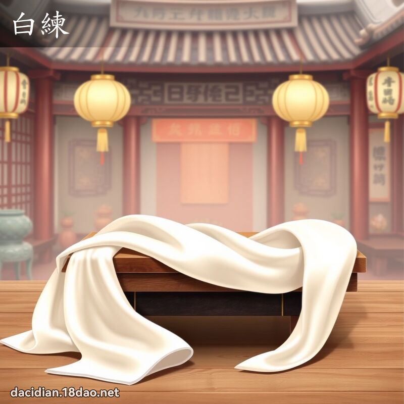 白练 - 国语大辞典配图