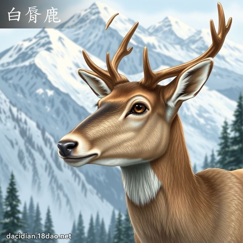 白脣鹿 - 国语大辞典配图
