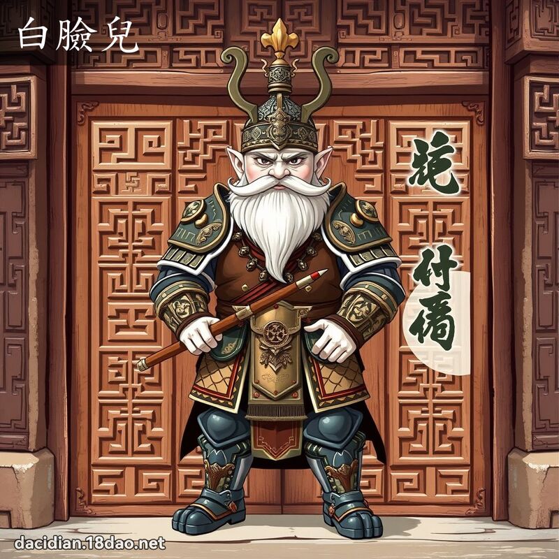 白脸儿 - 国语大辞典配图