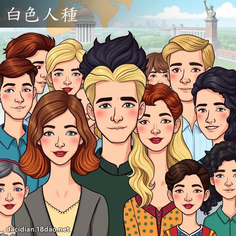 白色人种 - 国语大辞典配图
