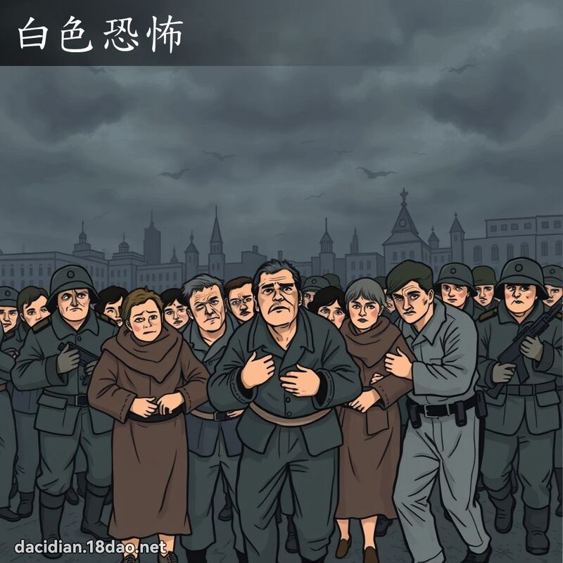 白色恐怖 - 国语大辞典配图