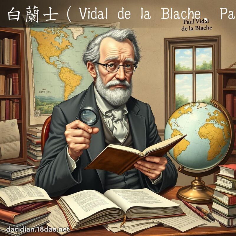 白兰士（Vidal de la Blache, Paul） - 国语大辞典配图