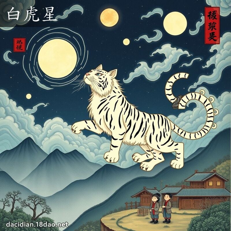 白虎星 - 國語大辭典配圖