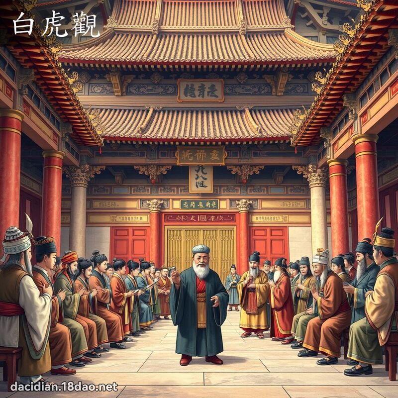 白虎观 - 国语大辞典配图