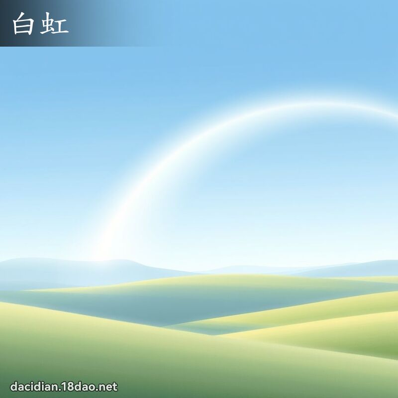 白虹 - 國語大辭典配圖