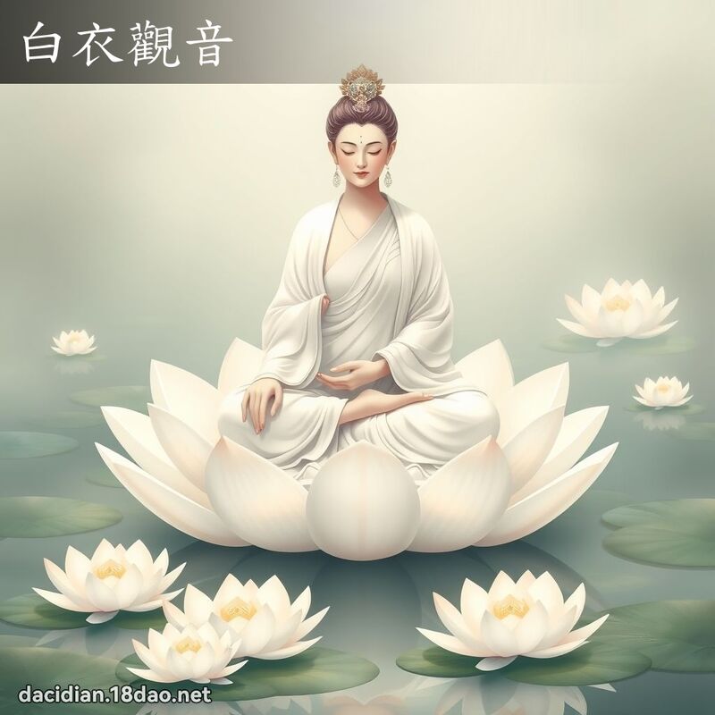 白衣觀音 - 國語大辭典配圖