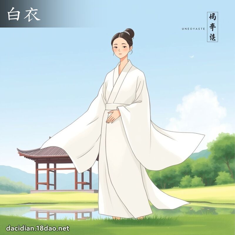 白衣 - 国语大辞典配图