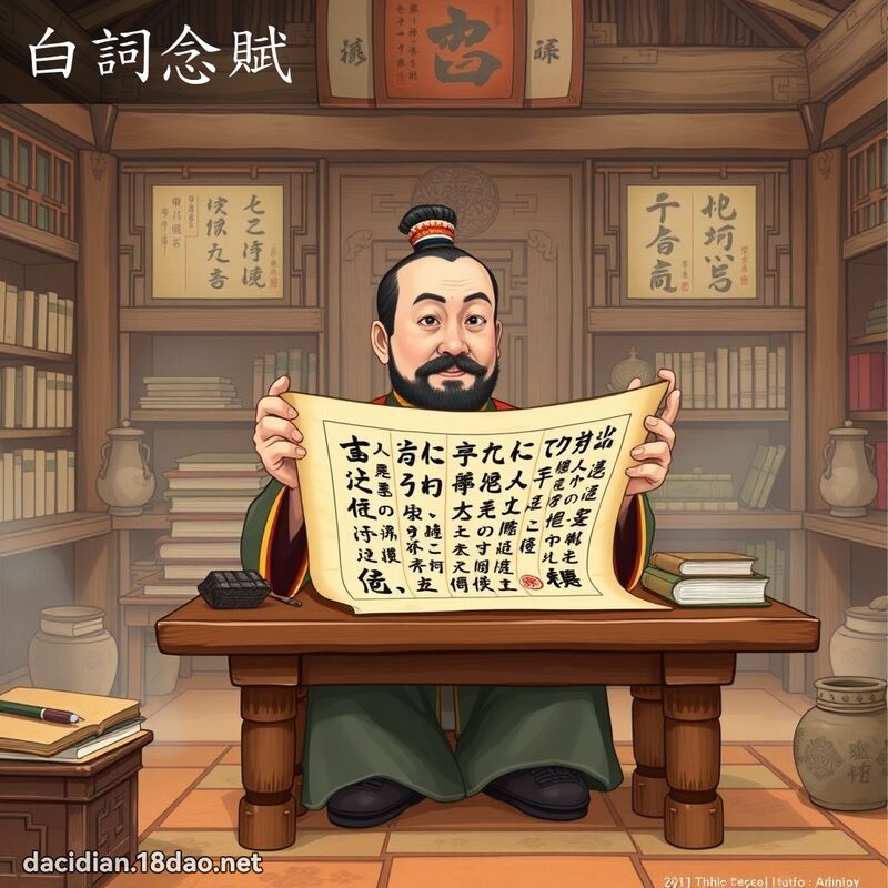白词念赋 - 国语大辞典配图