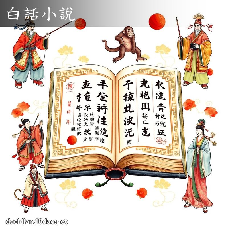 白话小说 - 国语大辞典配图