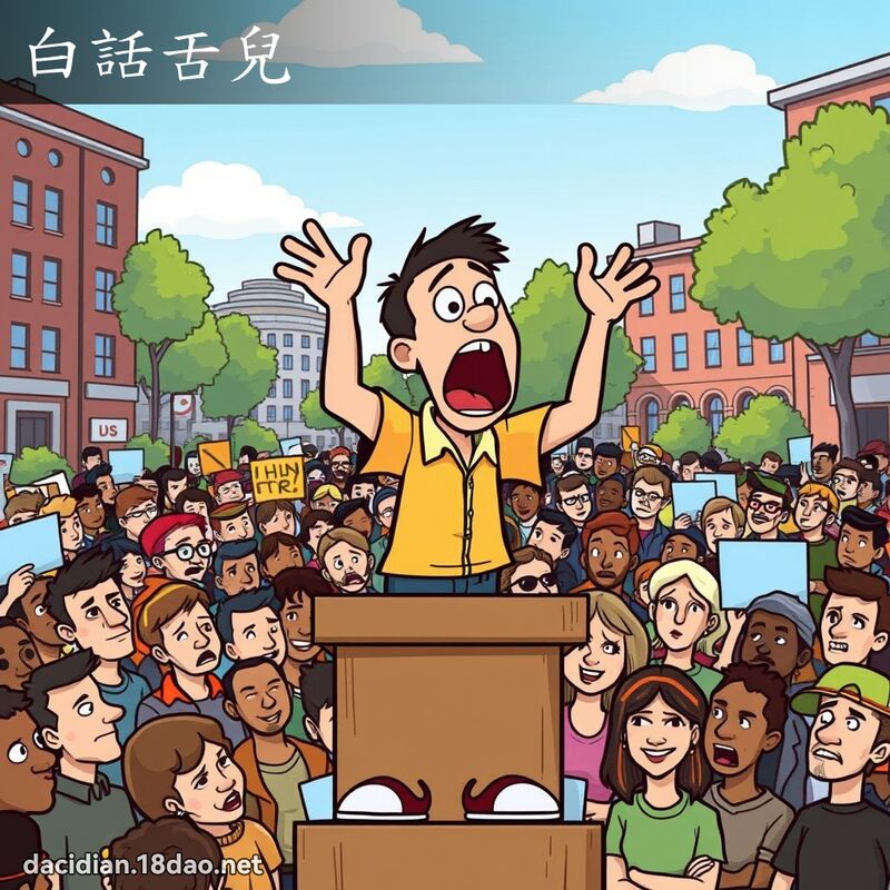 白话舌儿 - 国语大辞典配图
