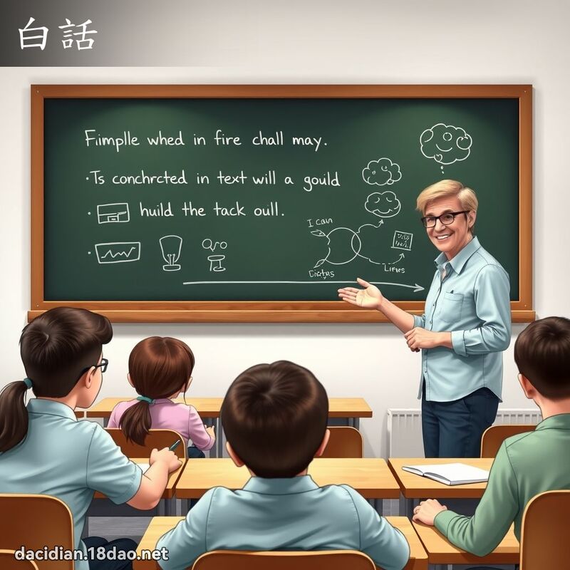 白話 - 國語大辭典配圖