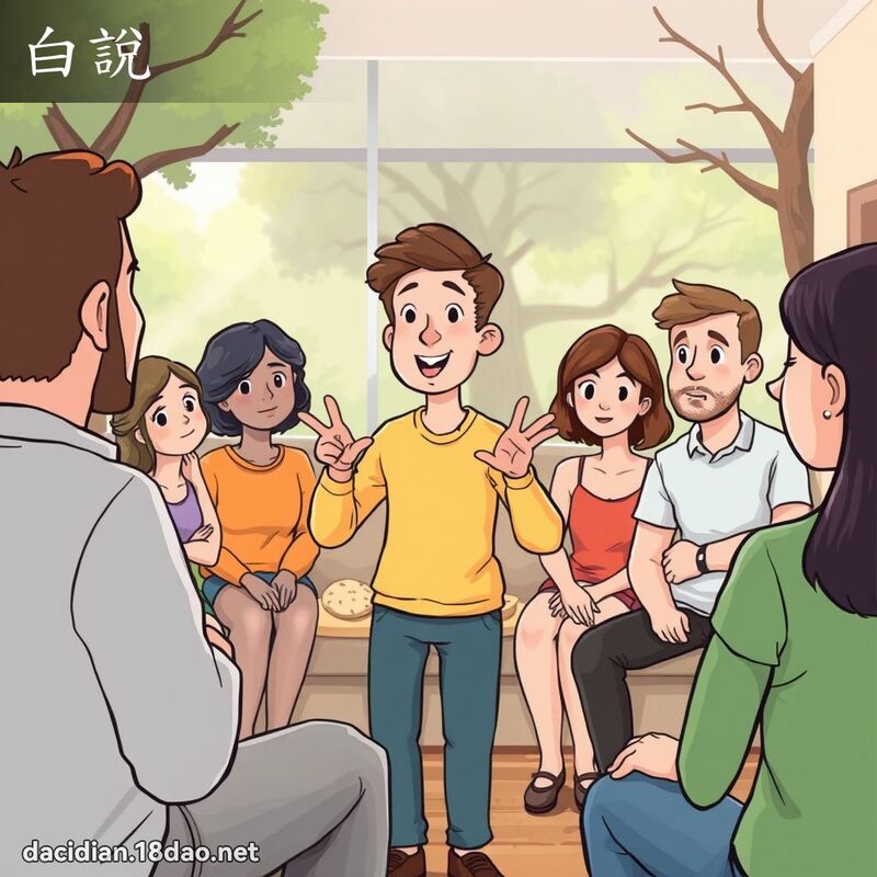 白说 - 国语大辞典配图
