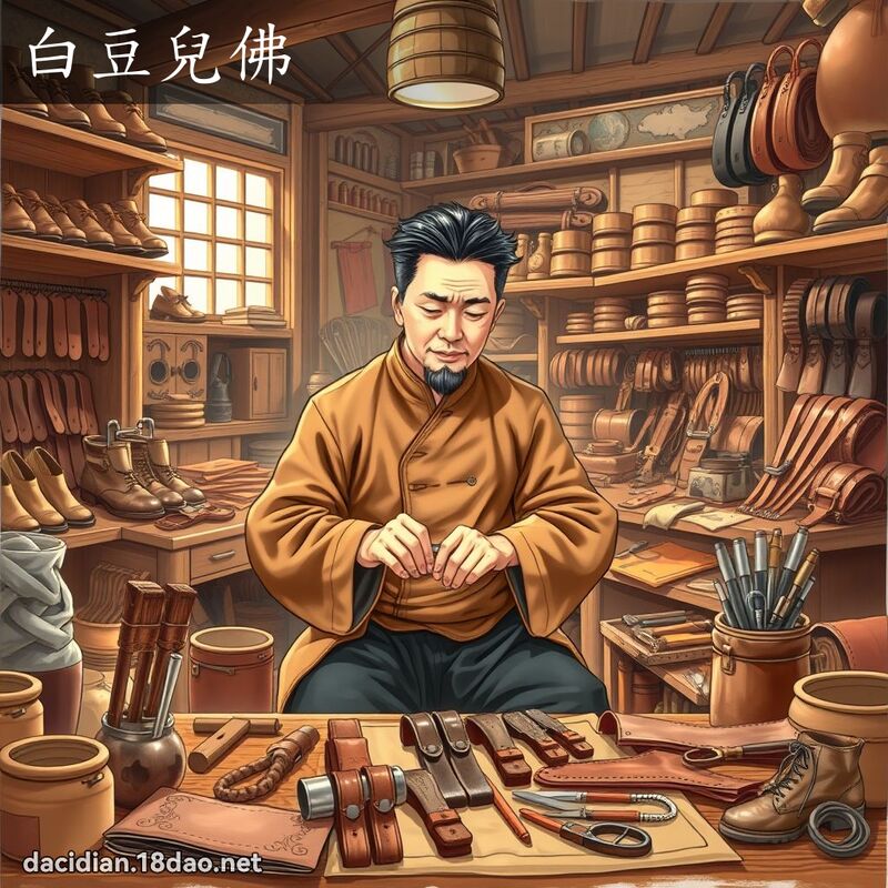 白豆兒佛 - 國語大辭典配圖