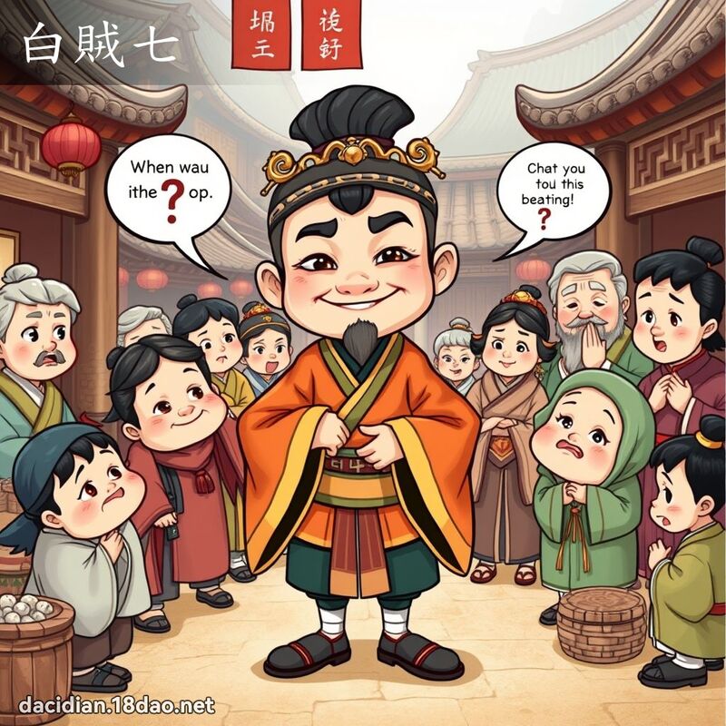 白贼七 - 国语大辞典配图