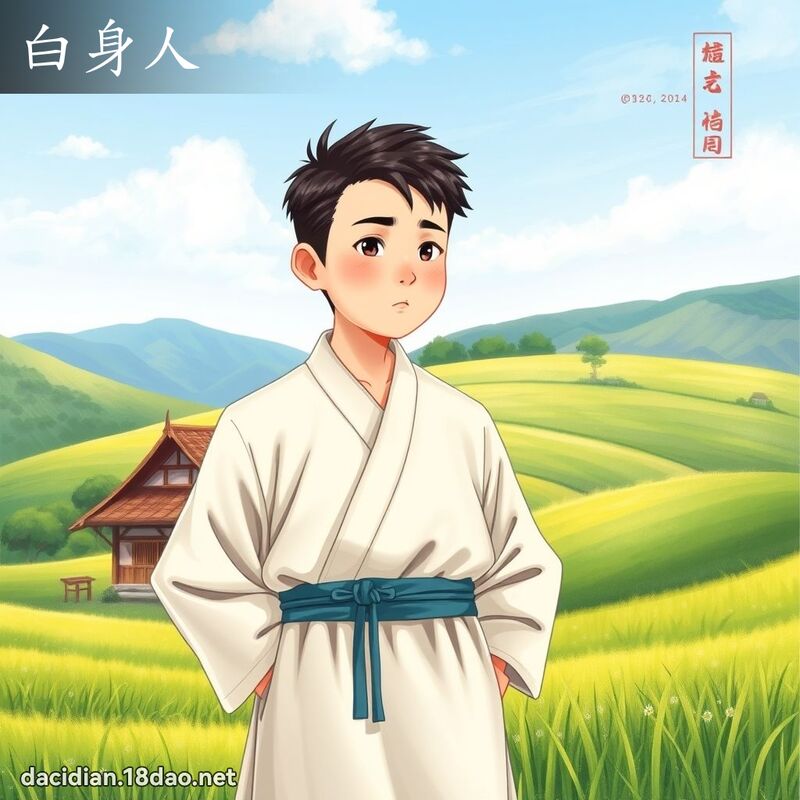白身人 - 国语大辞典配图