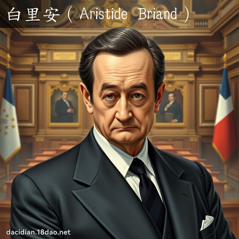 白里安（Aristide Briand） - 国语大辞典配图