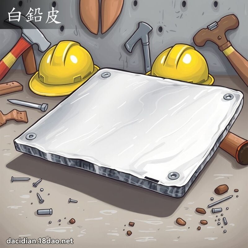 白鉛皮 - 國語大辭典配圖