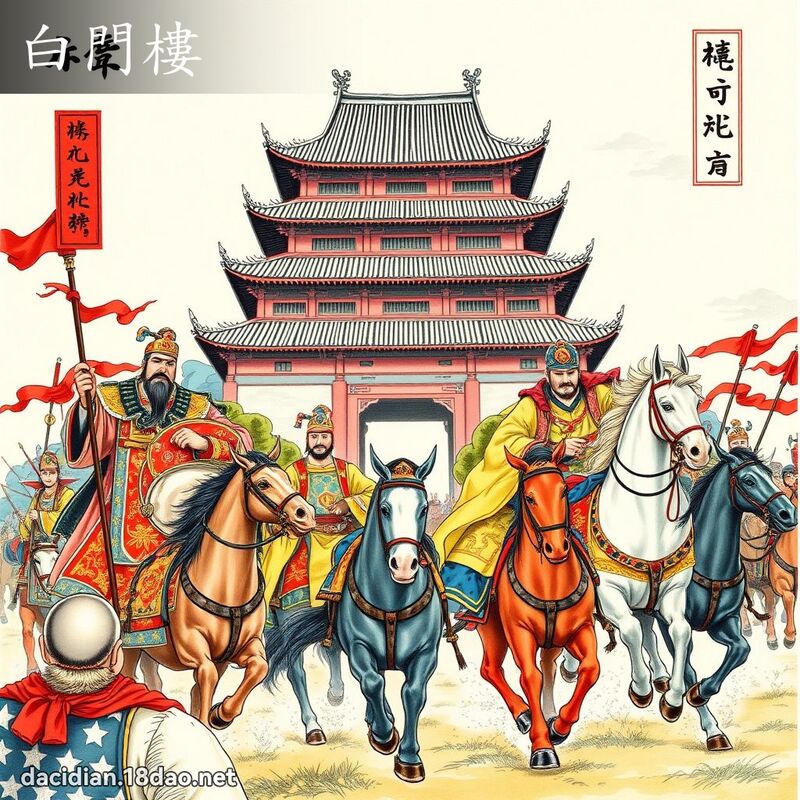 白门楼 - 国语大辞典配图