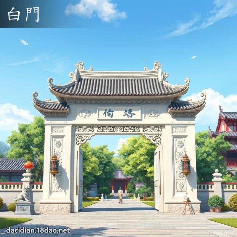 白门 - 国语大辞典配图