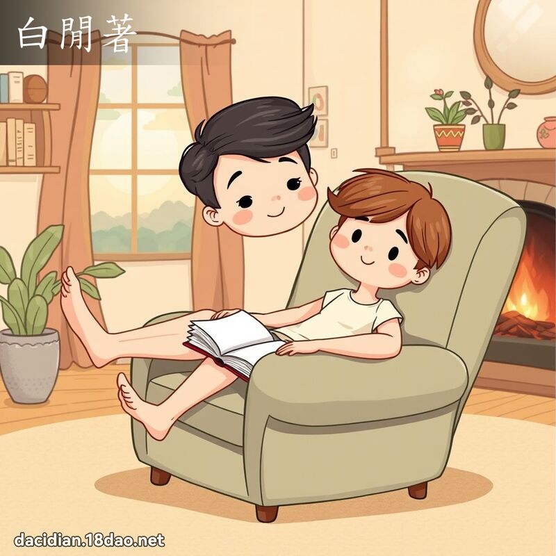 白闲著 - 国语大辞典配图