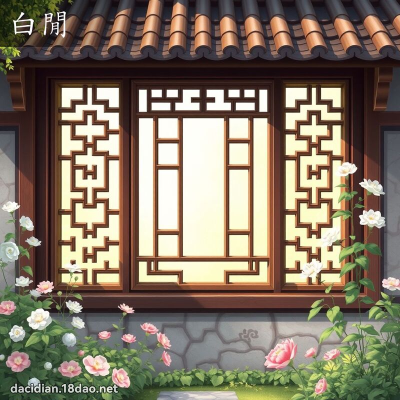 白闲 - 国语大辞典配图