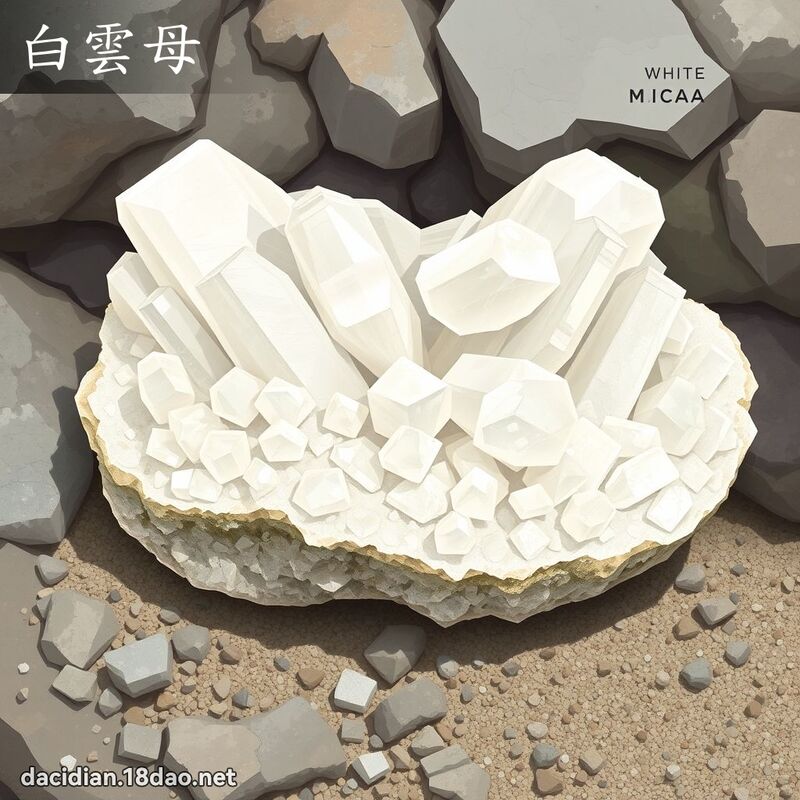 白云母 - 国语大辞典配图