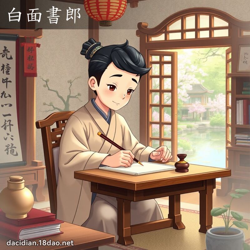 白面書郎 - 國語大辭典配圖