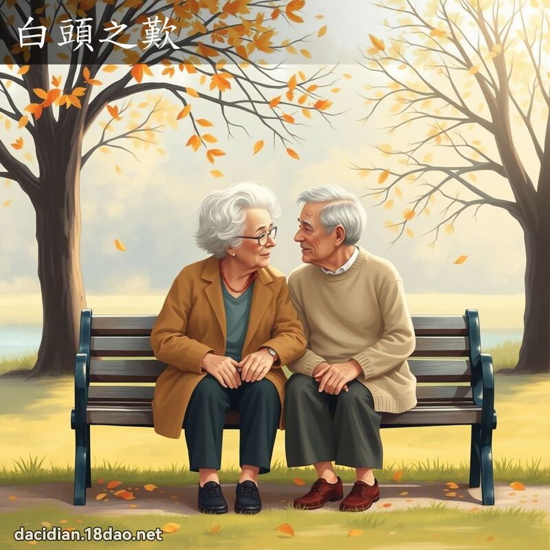 白头之叹 - 国语大辞典配图