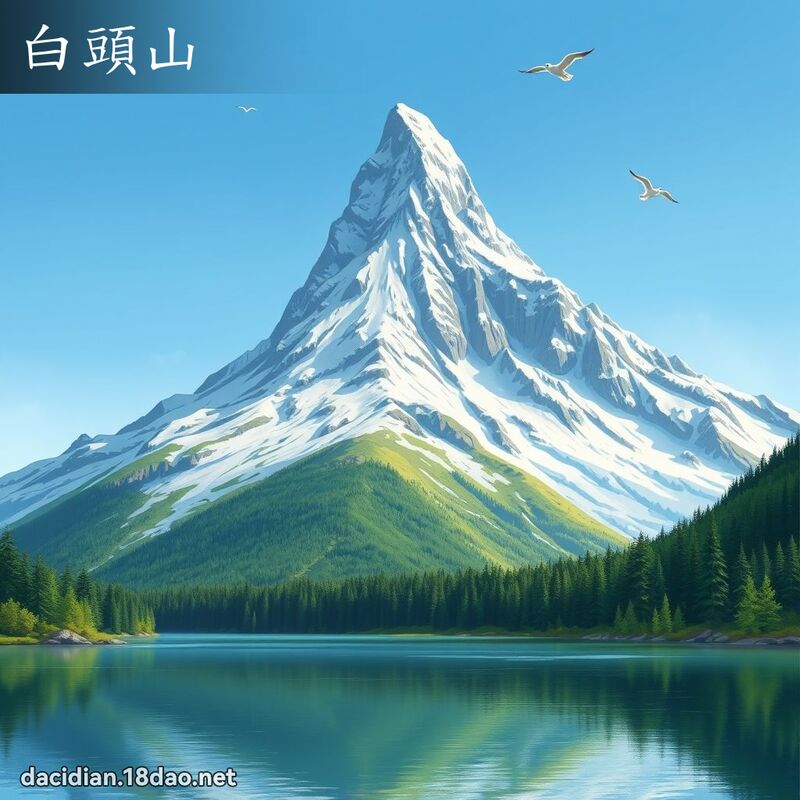 白頭山 - 國語大辭典配圖