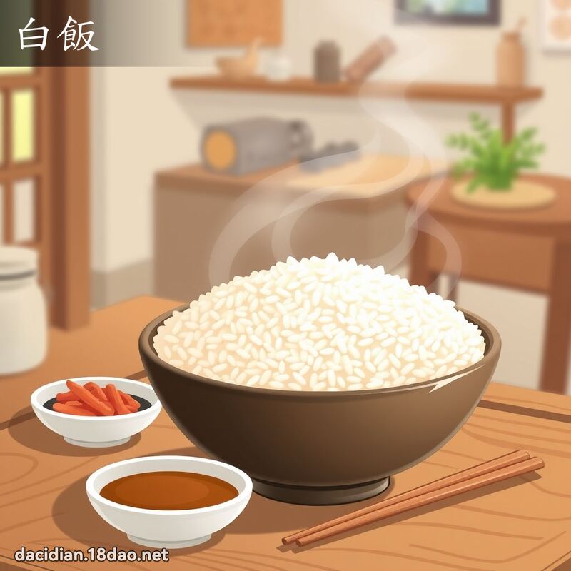白饭 - 国语大辞典配图