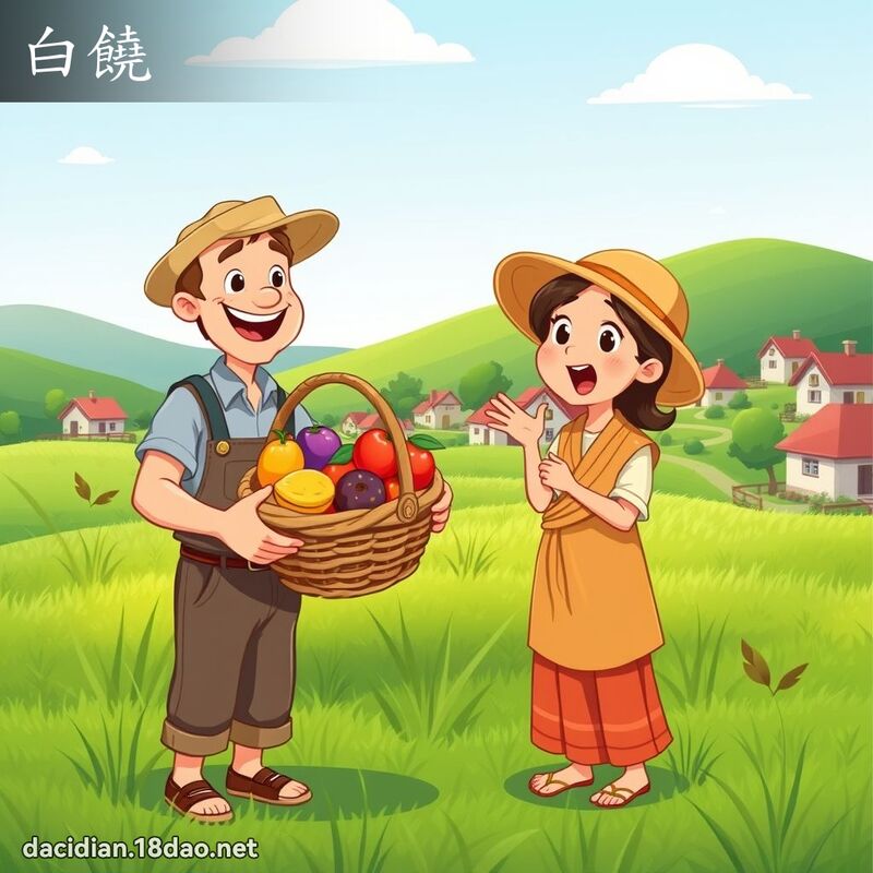 白饒 - 國語大辭典配圖