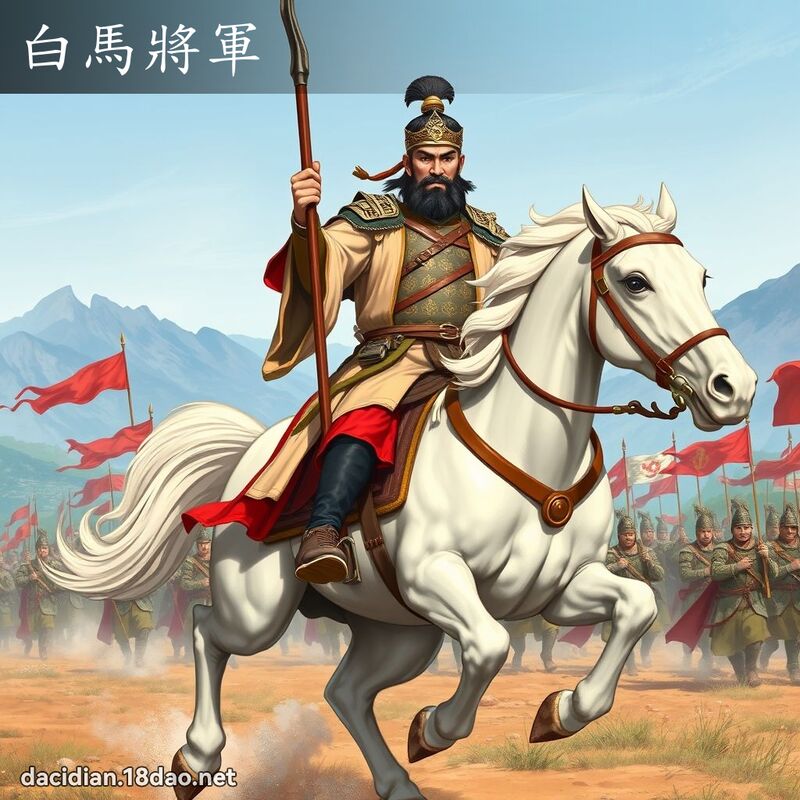 白马將军 - 国语大辞典配图