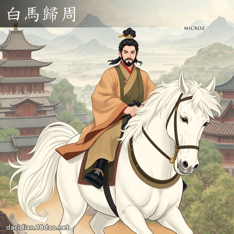 白馬歸周 - 國語大辭典配圖