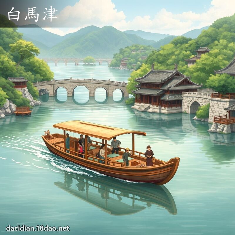 白马津 - 国语大辞典配图