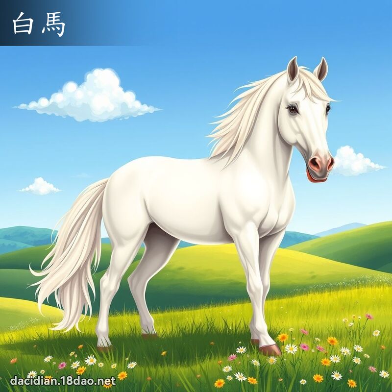 白马 - 国语大辞典配图