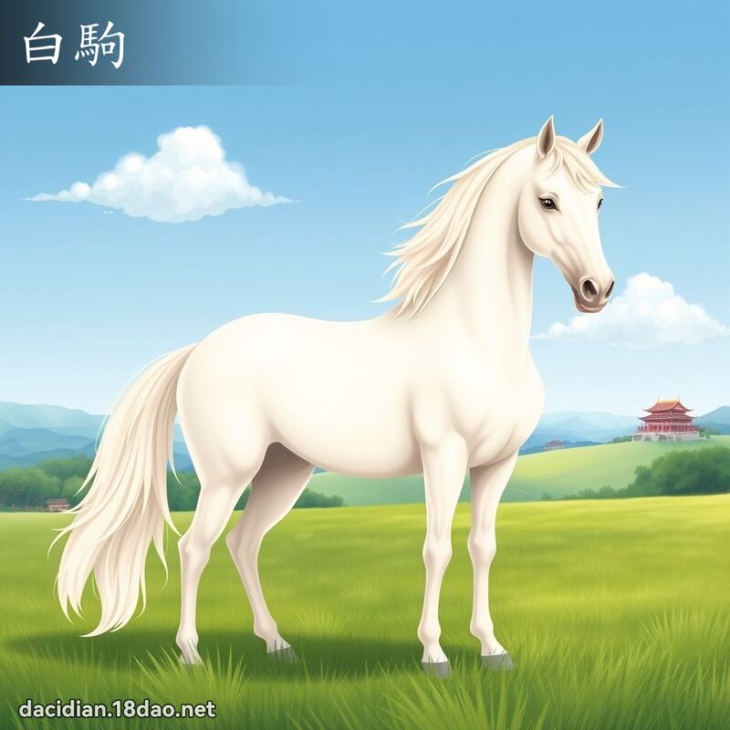 白驹 - 国语大辞典配图