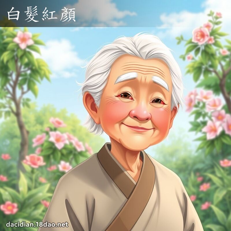 白发红顏 - 国语大辞典配图