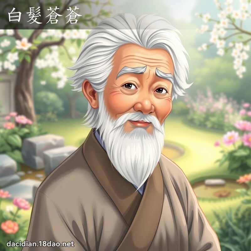 白发苍苍 - 国语大辞典配图
