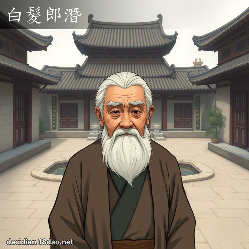 白发郎潜 - 国语大辞典配图
