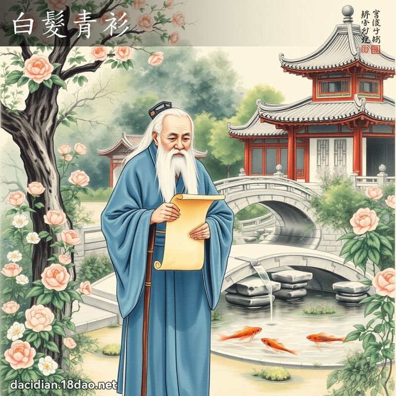 白发青衫 - 国语大辞典配图