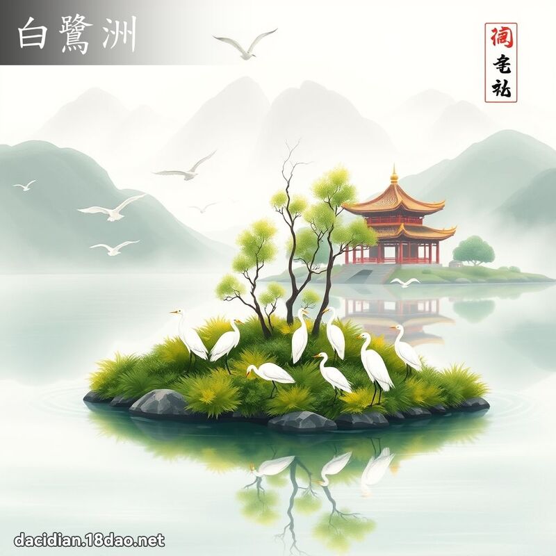 白鷺洲 - 国语大辞典配图