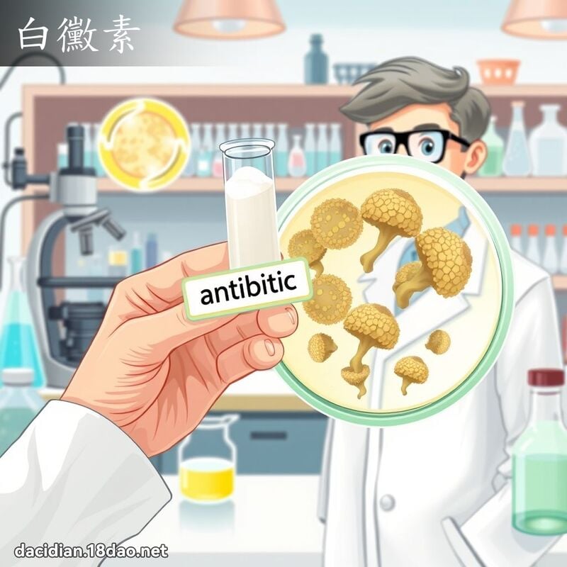 白黴素 - 國語大辭典配圖