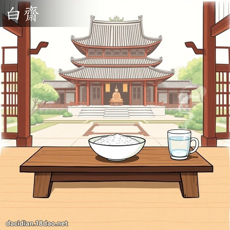 白斋 - 国语大辞典配图