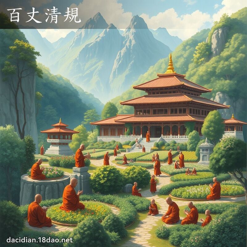 百丈清规 - 国语大辞典配图