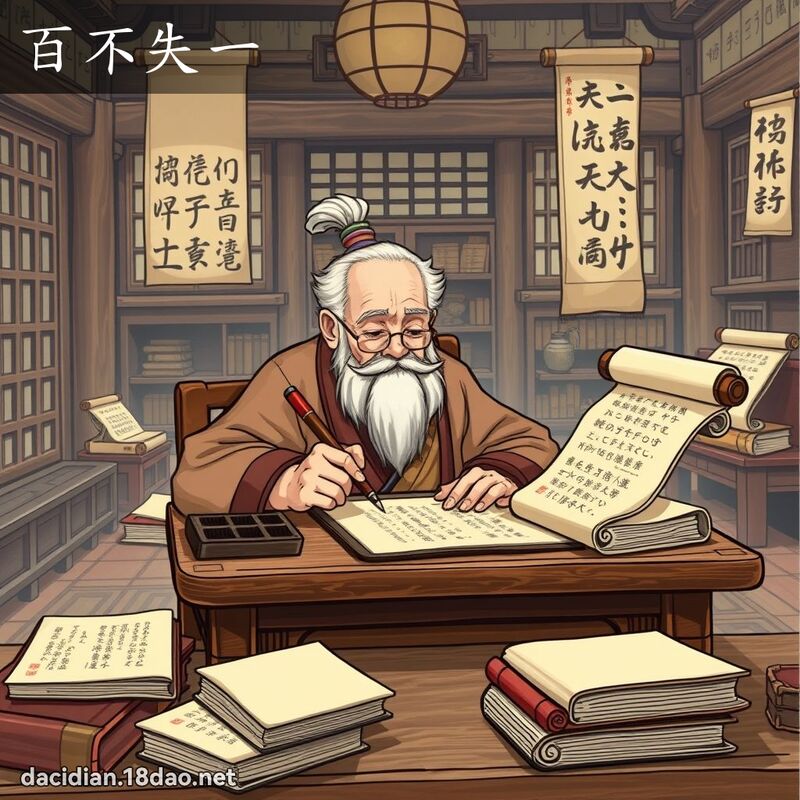 百不失一 - 國語大辭典配圖