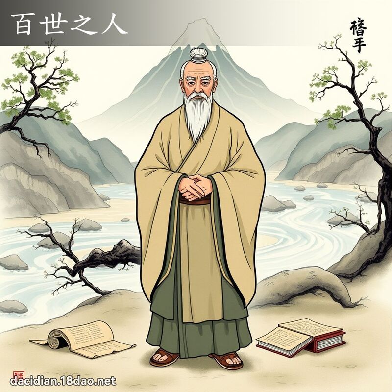 百世之人 - 國語大辭典配圖