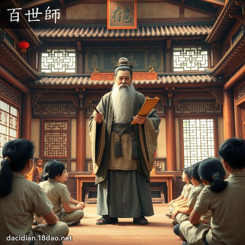 百世師 - 國語大辭典配圖