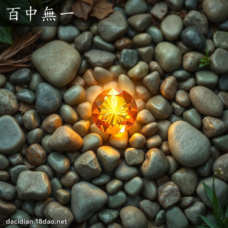 百中无一 - 国语大辞典配图