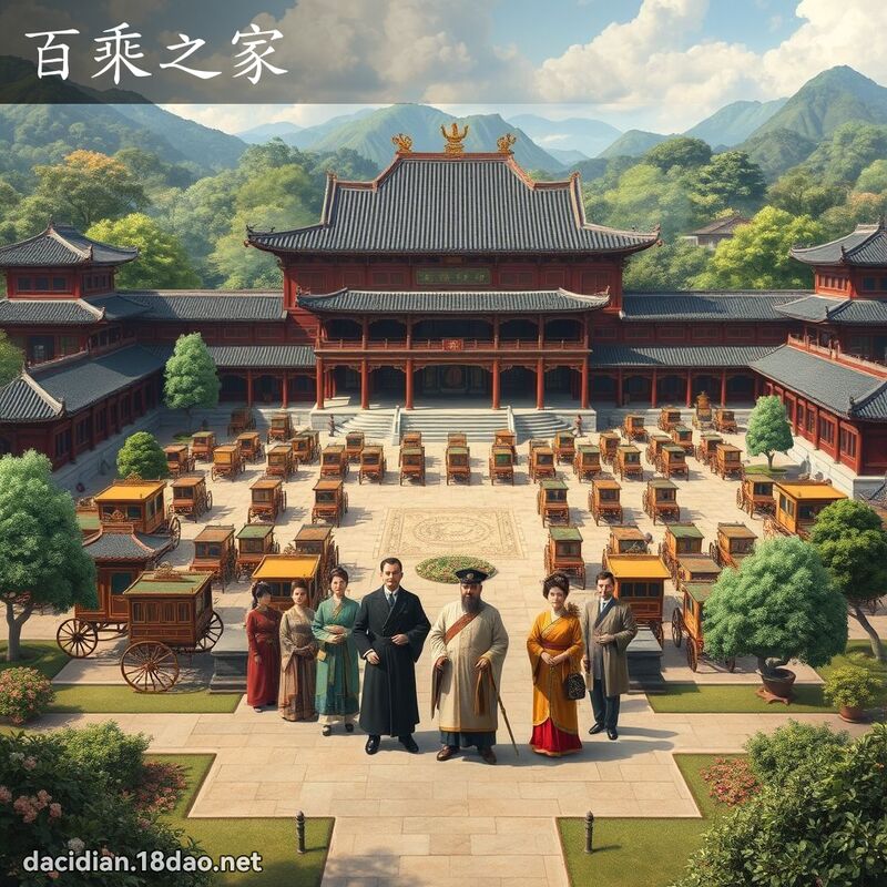 百乘之家 - 国语大辞典配图